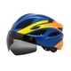 thumbnail image 1 of Casco De Bicicleta Para Adultos Con Visera Ligero Transpirable Casco De Bicicleta De Carretera Azul Amarillo, 1 of 5