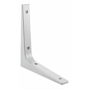 Dvp - Escuadra Deco Plas Recta 18Cm Blanco Bolsa 25 Un