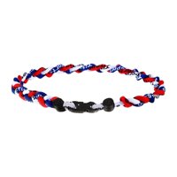 Ioensy - Collar De Béisbol Joyería Decorativa Para Hombres Niños Niñas Amantes Del Equipo De Béisbol Rojo Azul Blanco