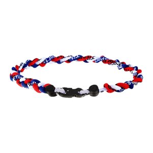 Ioensy - Collar De Béisbol Joyería Decorativa Para Hombres Niños Niñas Amantes Del Equipo De Béisbol Rojo Azul Blanco
