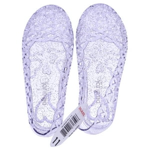 Delsol - Zapatos De Mezclilla Con Suela De Corazón Para Niña - Morado De Para Niños - Par De Zapatos