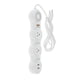 thumbnail image 1 of Regleta De Alimentación Flexible Con Protector Contra Sobretensiones Con 2 Puertos USB Blanco 3 Salidas, 1 of 5