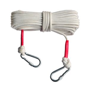 Ioensy - 8 Mm Para Exteriores Con 2 Ganchos De Acero Cuerda De Escape Para Accesorio De Cuerda De Escalada En Hielo