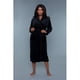 thumbnail image 1 of Bata De Felpa Arrayformacion Helena Negro Large & Extra Large, 1 of 1