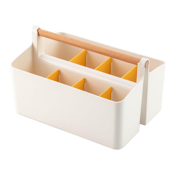 Cajón Vidifor 25x18x15 cm Plástico Amarillo Portátil