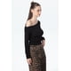 thumbnail image 2 of Polera Mujer Asimétrica Hombro Negro, 2 of 4