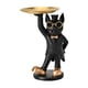 thumbnail image 5 of Perro Escultura Perro Estatua Organizador Para Pasillo Decoración Moderna Negro, 5 of 5