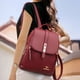 thumbnail image 2 of High Quality Leather Backpack Women Large Capacity Backpack Purses Female Vintage Bag School Bags Travel Bagpack Ladies Bookbag, 2 of 3