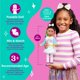 thumbnail image 4 of Muñeca moderna con purpurina para niñas Torrei de 14 pulgadas con atuendo de arcoíris, 4 of 7
