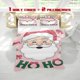 thumbnail image 1 of 3pcs Santa Claus Themed Printed Bedding Set Soft Duvet Cover and 2 Pillowcases, 1 of 5