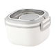 thumbnail image 3 of Hermético Bento Box Ensalada Contenedor Tapa A Prueba De Fugas Para Ni?os Ni?os Oficina Acero Blanco, 3 of 5