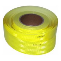 Genérica - 45 Mts Cinta Retrorreflectiva Reflectante Dot-C2 Amarillo