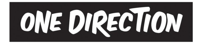 Rienda Libre Graphics - Decomural One Direction Band Logo Ws-40908