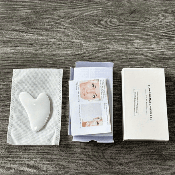 Valentine's Day Gift Idea: Boxed Gua Sha Board for Face SPA Wrinkle Remover & Body Massage