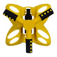 Ioensy - Sistema De Riego Por Aspersión De Agua De Jardín Giratorio De 360 Grados Para Patio Amarillo