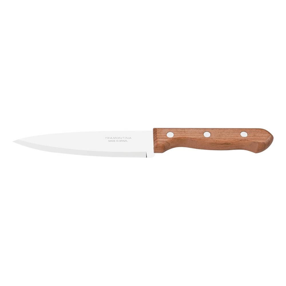 Cuchillo Cocina 6 Dynamic 1 Pieza Acero Inoxidable - Madera Natural 1 Un Tramontina