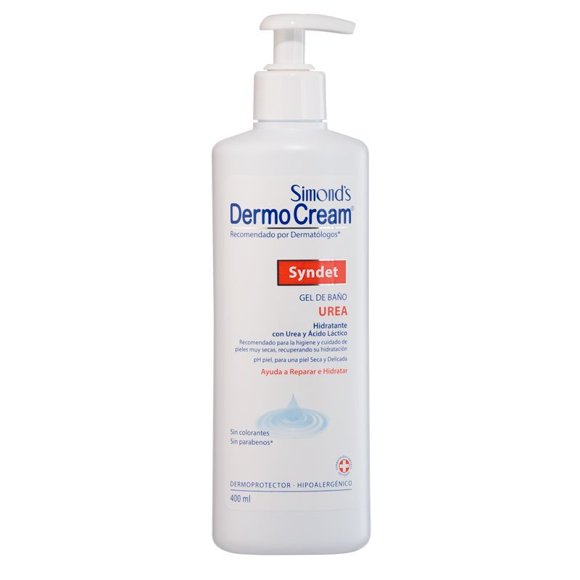 Gel de Baño Simond's DermoCream Hidratante con Urea y acido láctico, 400 ml