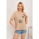 thumbnail image 1 of Polera Mujer Algodon Manga Corta Oversize Aplicacion 2012, 1 of 3