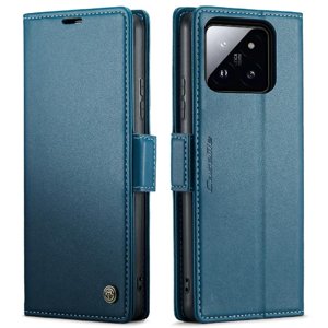 Caseme Tipo Cartera Xiaomi 14 Con Cierre Magnético, Rfid, Tarjetero, Soporte, Carga Inalámbrica