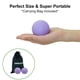 thumbnail image 3 of Pelota de masaje SIMPLECOOL Hard Lacrosse de 6 cm, 2 unidades, color morado, 3 of 9