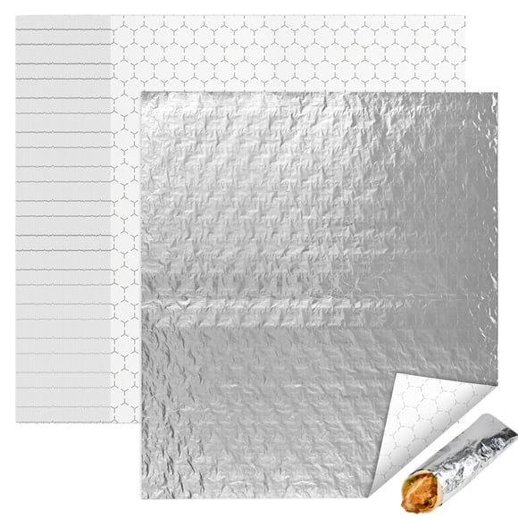 Film de aluminio aislado EcoDispose 36 cm × 41 cm – paquete de 500