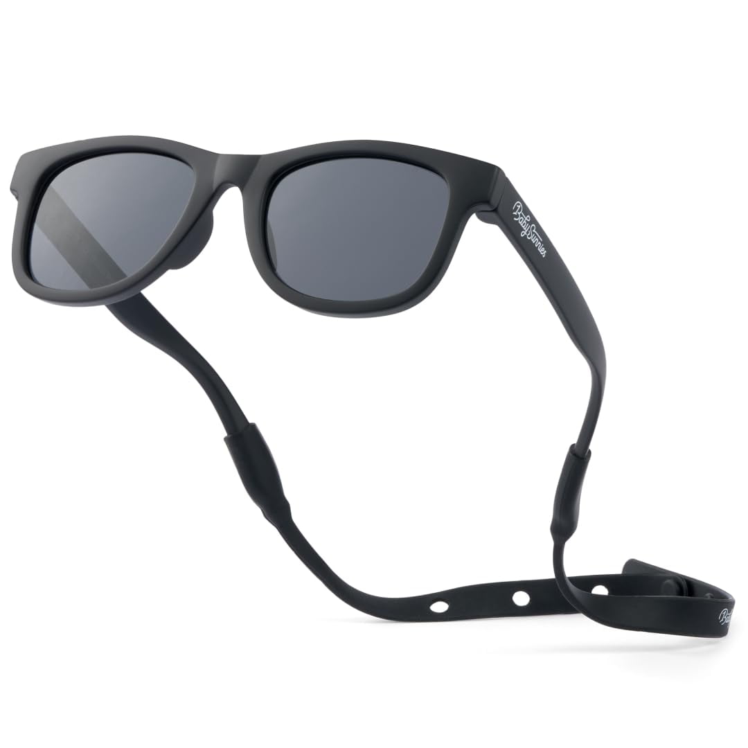 Gafas De Sol Baby Sunnies Polarizadas Para Bebés De 0 A 24 Meses, Negras