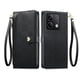thumbnail image 1 of Funda Billetera con Cierre para [Xiaomi Redmi Note13] con Tarjetero, Soporte y Correa de ManoNegro, 1 of 5