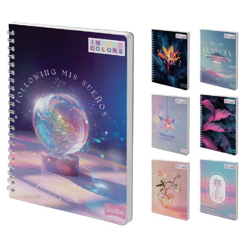 Scribe Cuaderno Mediano Femenino 100 Hojas