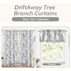 thumbnail image 5 of Cortinas DriftAway con forma de rama de árbol de doble capa, 244 x 132 cm, 2 paneles, 5 of 9