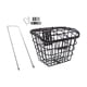 thumbnail image 5 of Cesta de bicicleta con tapa, cesta de carga para mujer, fácil instalación, cesta de transporte, cesta delantera de bicicleta para deportes de ciclismo Negro, 5 of 5