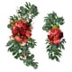 thumbnail image 2 of Granja Flores Artificiales Arco Decoración Colgante Para Dormitorio Ceremonia Día Festivo Rosa Oscuro, 2 of 5