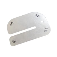 Magideal - Cordón De Cuero Costura Cincel Mate Leathercraft Cuero Cinceles Tablero De Extracción Punzón Plantilla Cuero Costura Punzón Ayuda Para La Fabricación