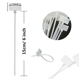 Tuzazo - Cintas Para Cables De Nailon, 250 Piezas, Etiquetas De Cable