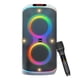 thumbnail image 1 of Parlante Karaoke Bluetooth TWS 45W RMS Blanco Flaming Party Bass Mlab, 1 of 5