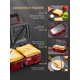 thumbnail image 2 of Waflera FOHERE 3 en 1 para Sándwiches 1200W Roja, 2 of 9