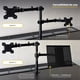 thumbnail image 5 of Soporte Brazo Doble Monitor Notebook Escritorio Negro LEVO, 5 of 8