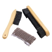 Bothyi - Limpiador De Cepillos De Billar Con Cubierta De Barra De Limpieza Accesorios De Piscina De Billar Marrón