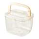 thumbnail image 3 of Cubo De Hielo Con Abrazadera Para Bebidas, Tina De Enfriamiento Transparente Para Pub, Cócteles, Mango Beige, 3 of 5