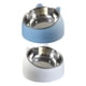 thumbnail image 4 of 2x Comedero Para Gatos Comedero Para Alimentos Elevado Cuencos Protectores Para El Cuello Azul Blanco, 4 of 5