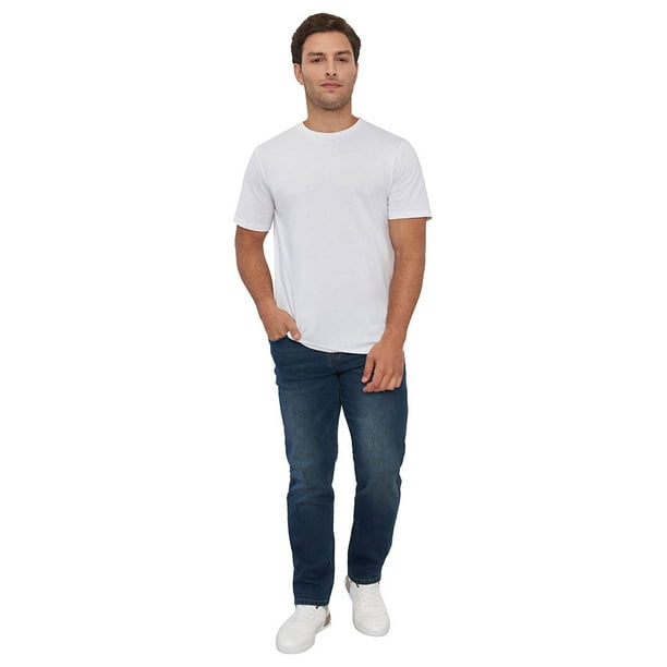 Jeans Hombre Straight Fit Azul Clásico Corona