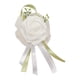 thumbnail image 3 of Pulsera Mano Flores Insignia Floral Pulsera Para Baile Boda Dama De Honor Blanco, 3 of 3