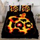 thumbnail image 2 of Blox Fruit Face on print Soft Bed Set Lightweight 3 Pieces Bedding Sets for All Season Comforter Set Easy Care, 2 of 5