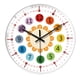 thumbnail image 3 of Reloj De Pared Silencioso Relojes Decorativos De 8 Pulgadas Para Paredes Para Dormitorio Oficina En Casa Borde Blanco A, 3 of 5