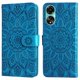 thumbnail image 1 of Funda tipo cartera FOXDOCK para OPPO A78 4G , diseño girasol en relieve, cuero PU, cierre magnético, soporte y tarjetero, 1 of 5