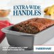 thumbnail image 5 of Juego de moldes antiadherentes para pastel de carne y pan Bakeware Farberware, color gris, 5 of 9