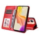 thumbnail image 4 of Funda tipo cartera FOXDOCK para Vivo Y78 5G , diseño girasol en relieve, cuero PU, cierre magnético, soporte y tarjetero, 4 of 5