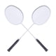 thumbnail image 3 of Juego De 2 Raquetas De Bádminton Ligeras Para Accesorios De Jardín Principiantes Blanco, 3 of 5