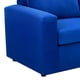 thumbnail image 3 of Sofa Kendy 3CG Felpa 30 Azul Rey, 3 of 6