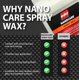 thumbnail image 5 of Cera en aerosol Malco Nano Care para interiores y exteriores de coche, 1 litro, 5 of 7