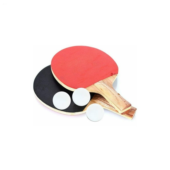Set 2 Paletas Ping Pong Estuche + 3 Pelotas - Ps